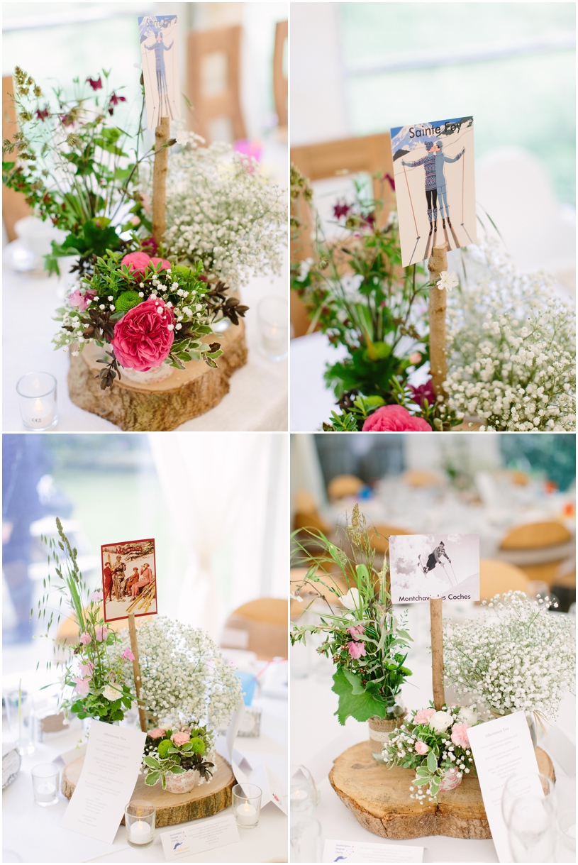 DIY-rustic-wedding-flowers-wood-slice