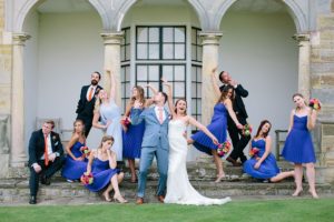 Group photo of wedding party