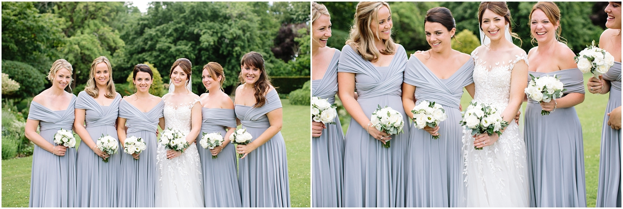 Bridesmaids in Twobirds dresses