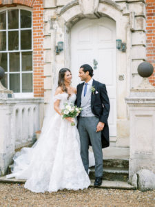 Bride and groom photographs at Ardington House