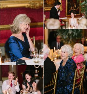 Speeches at Goodwood House wedding