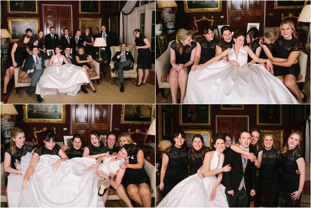bridal party photographs