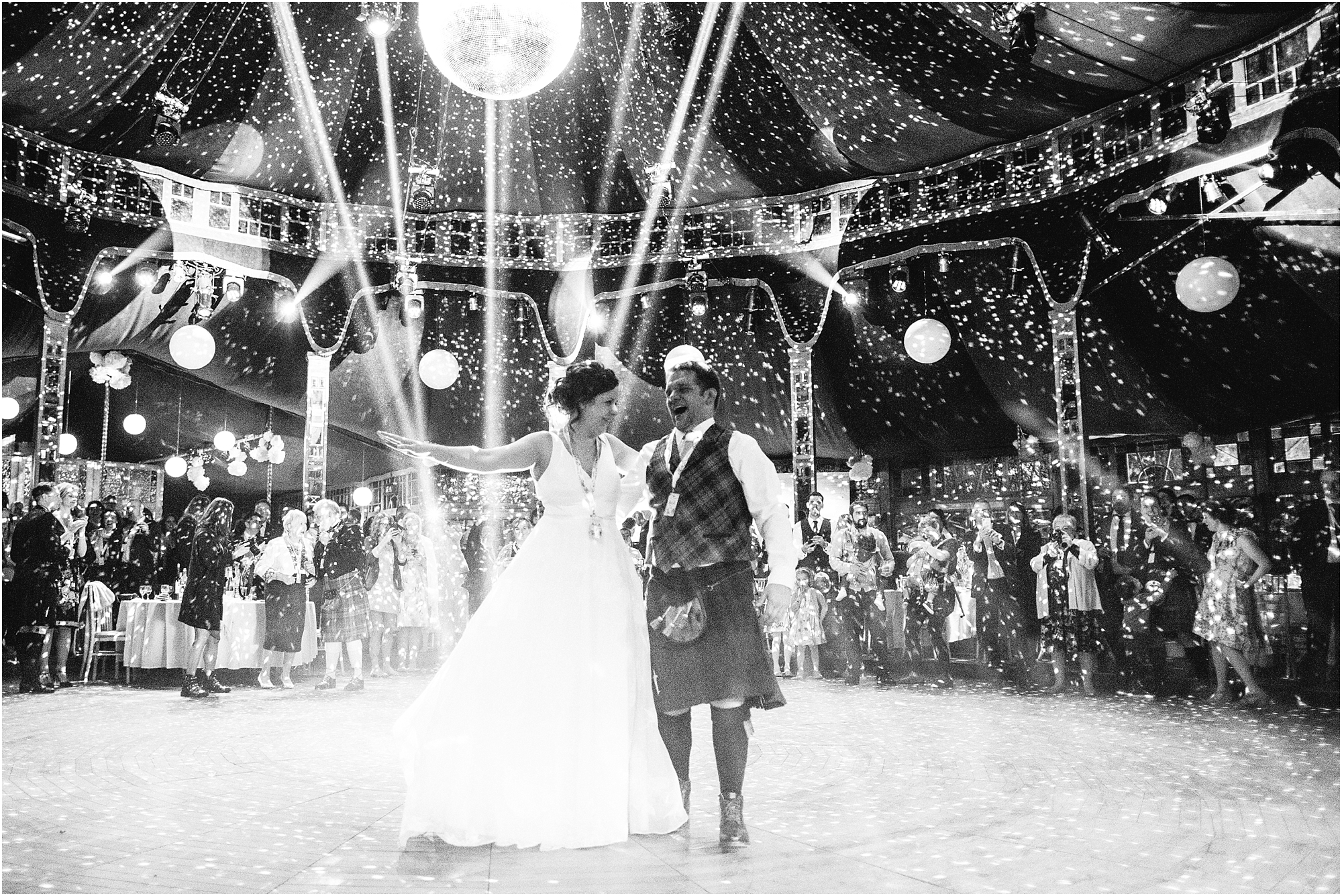 spiegeltent wedding first dance