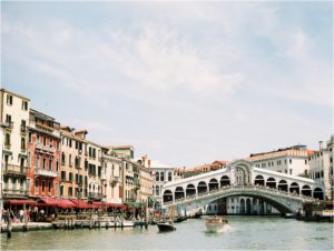 Rialto bridge in Venice Italy