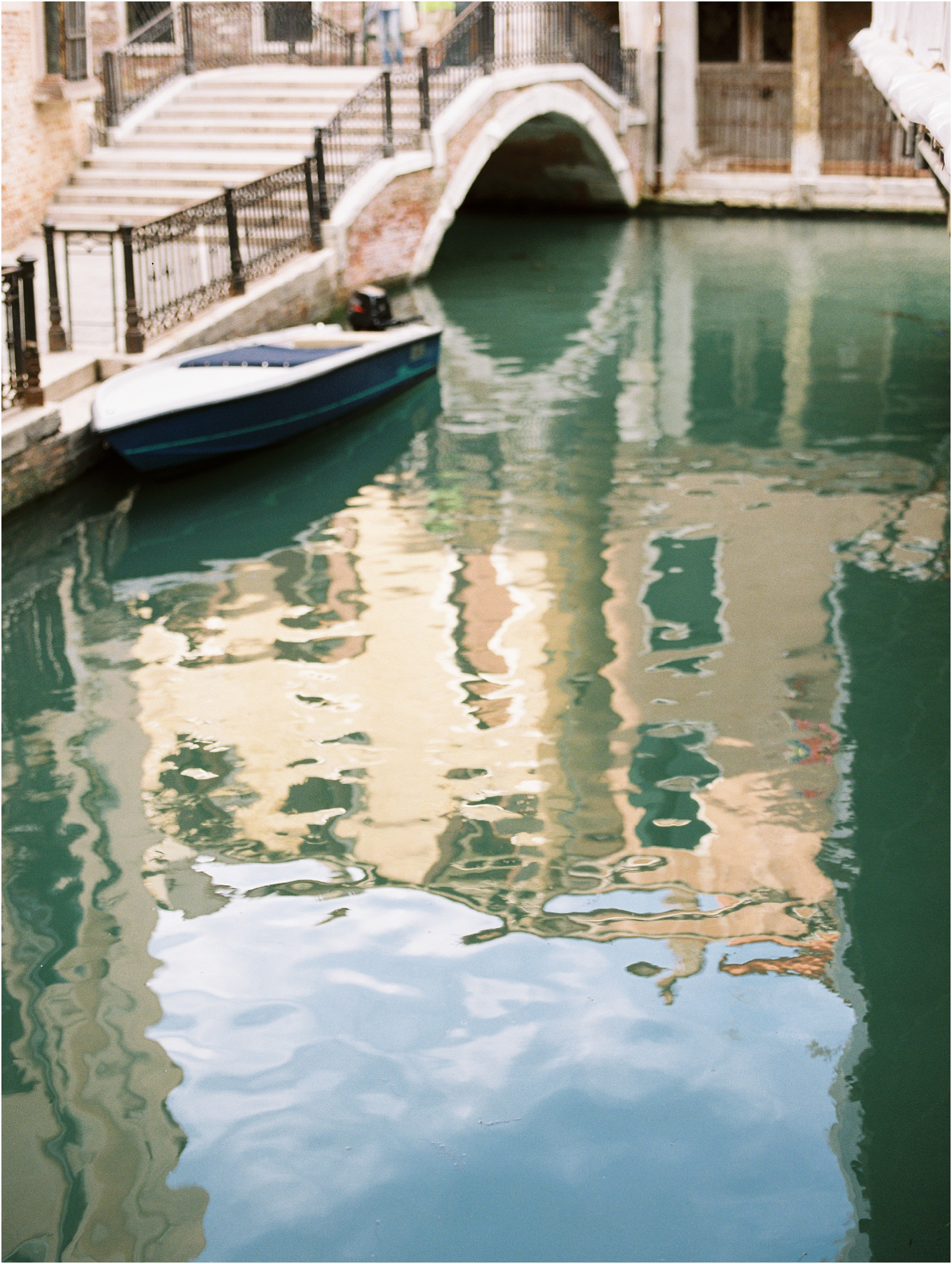 Reflection in water in Venice
