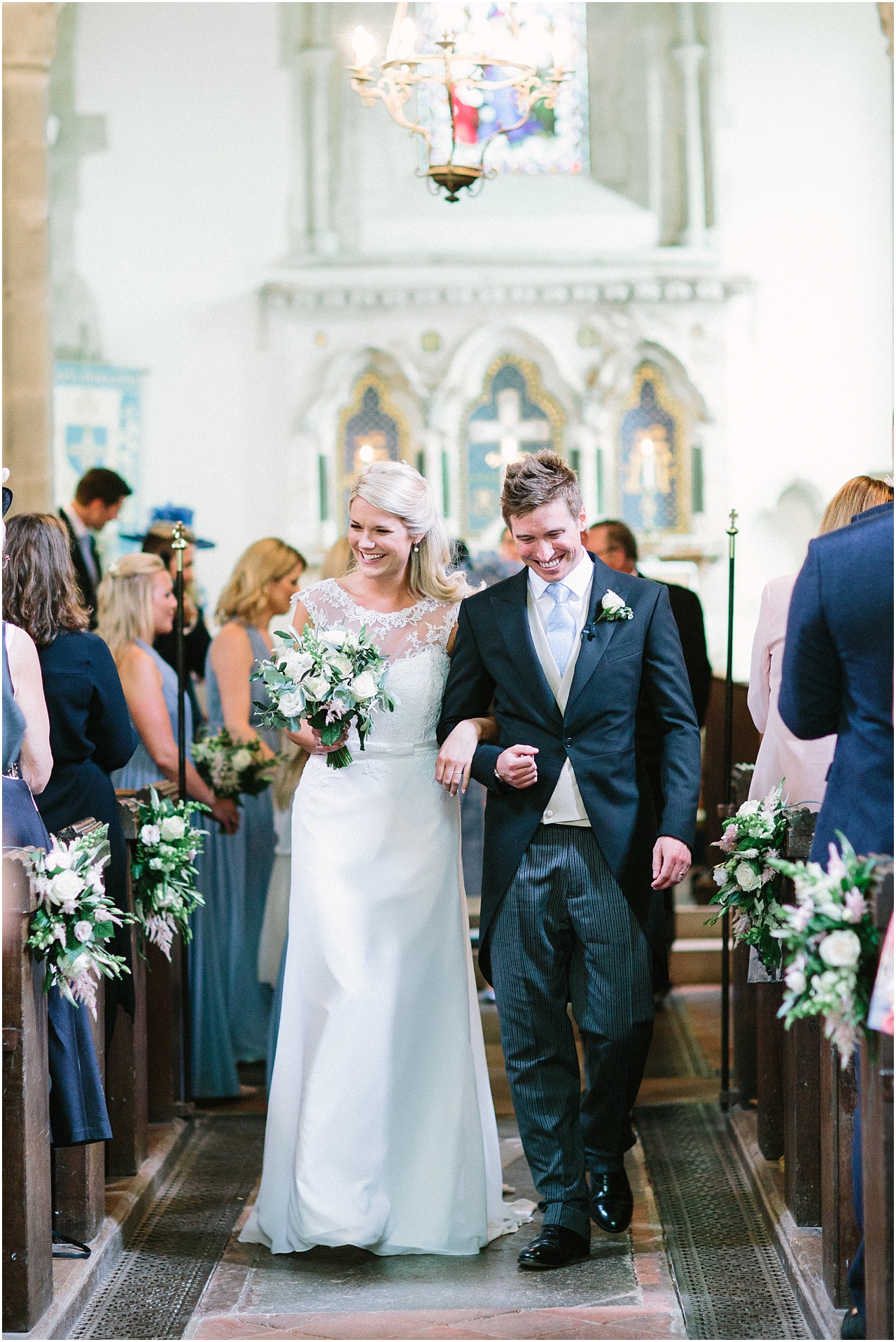 Church wedding in St Mary’s Church, Stoughton