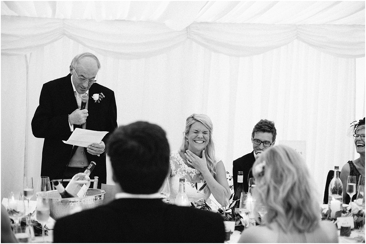 Speeches at wedding
