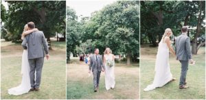 Bride and groom at Tournerbury Woods