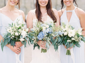 Bridal bouquets at Chiddingstone Castle captured on film