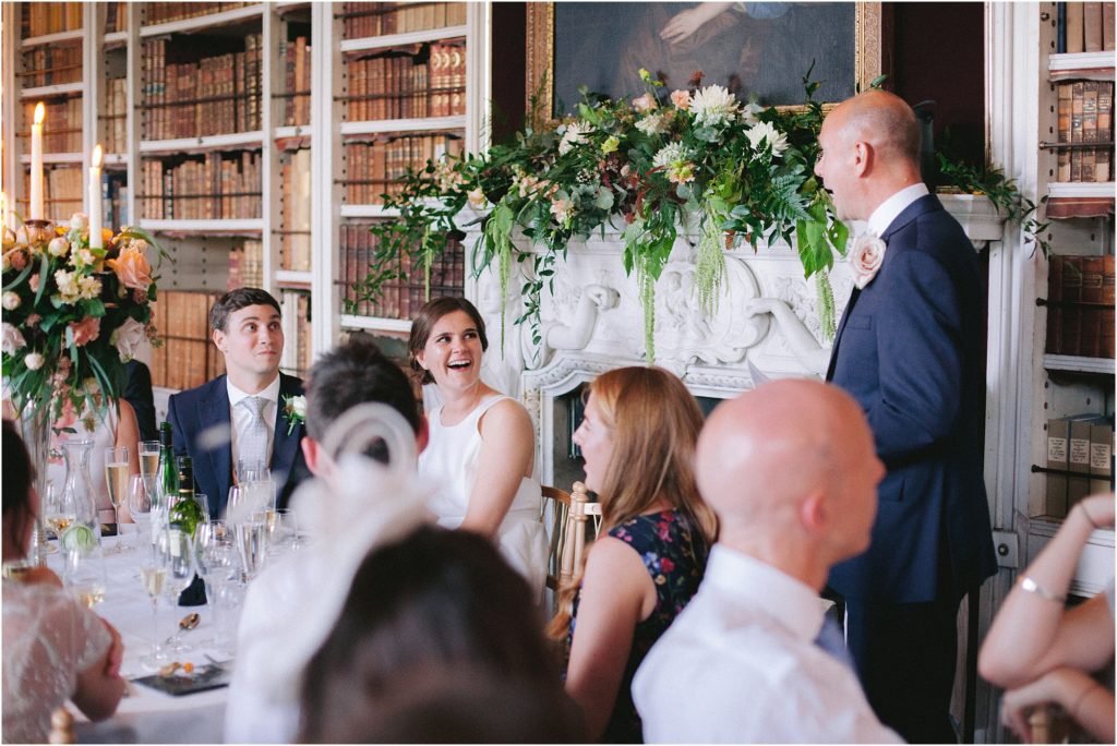 speeches at St Giles House wedding