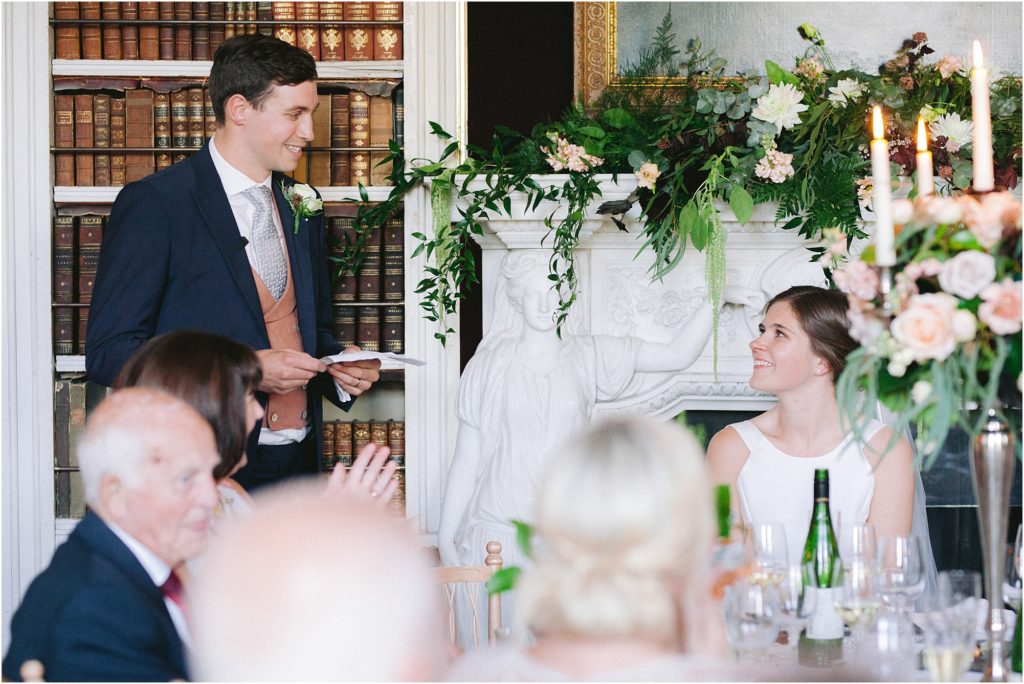 speeches at St Giles House wedding