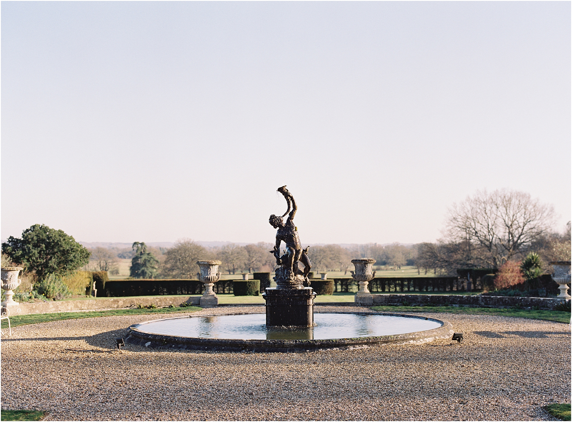 The fountain at Somerley House