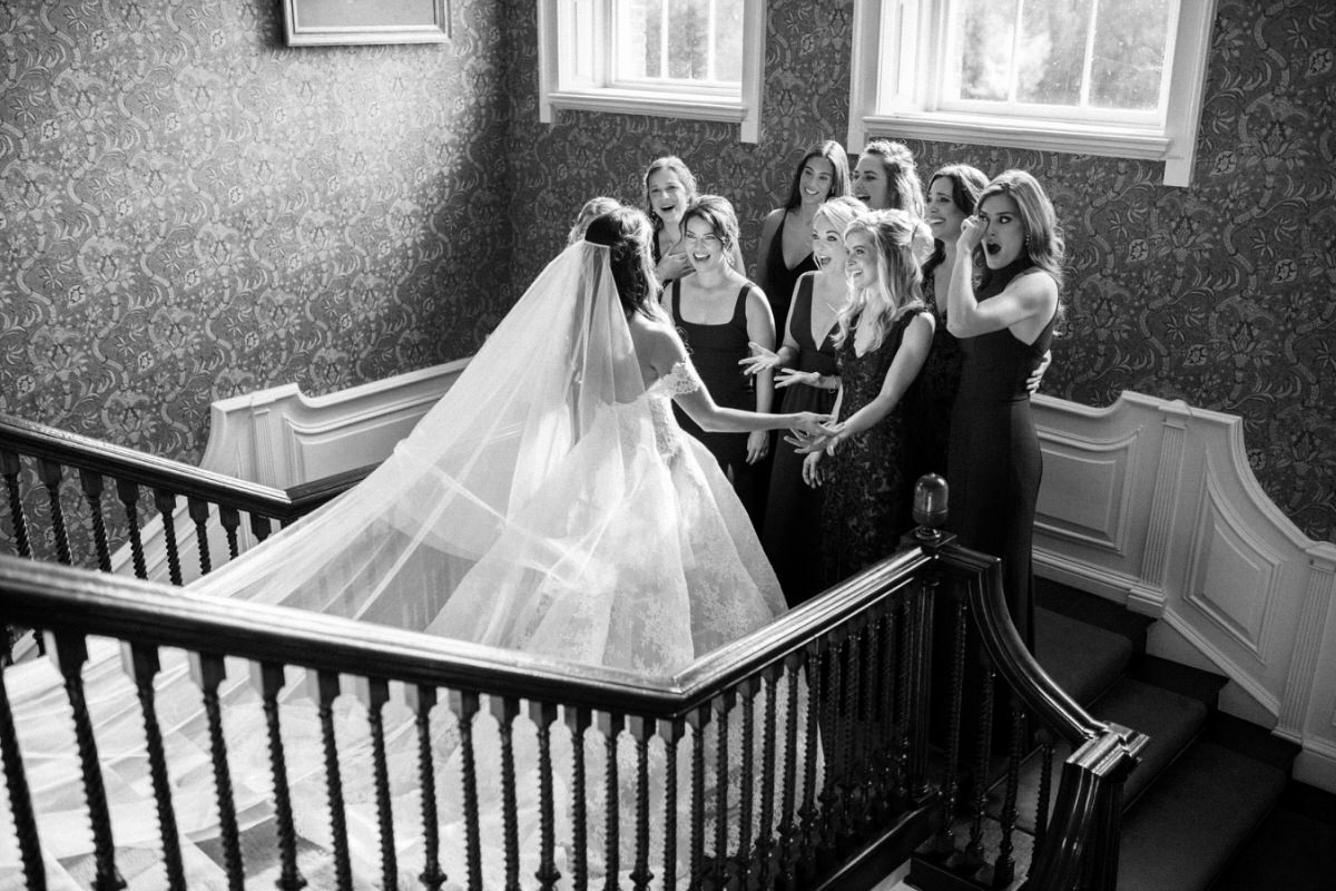 bridesmaids reactions to bride