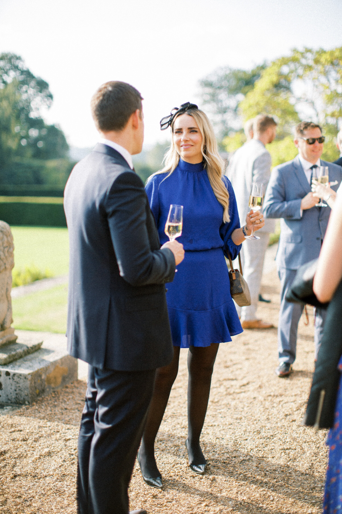 guests at Cowdray House wedding
