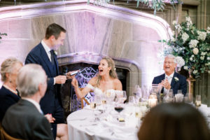 speeches at Cowdray House wedding