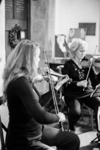 string quartet at church