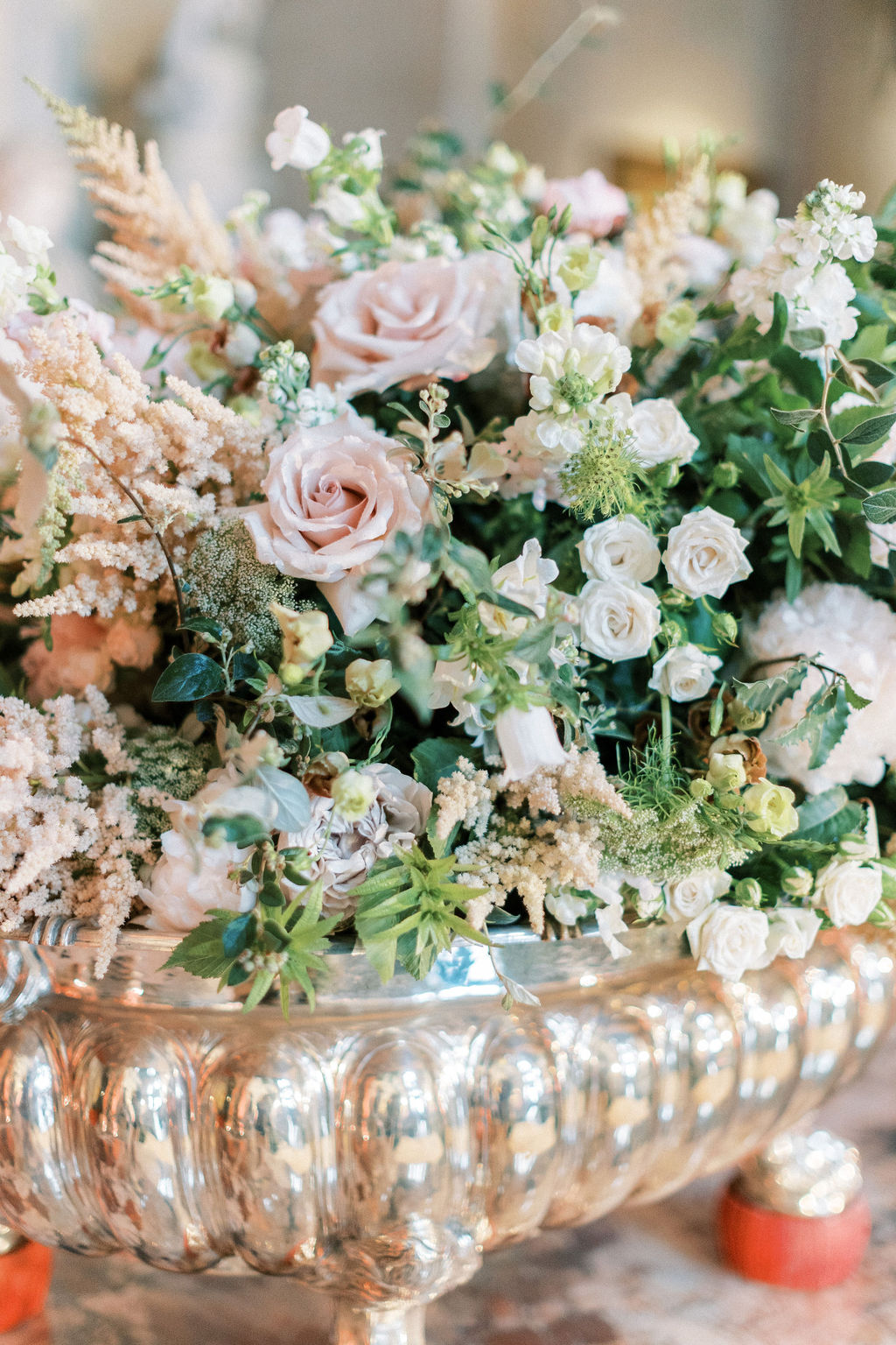 floral display for wedding ceremony