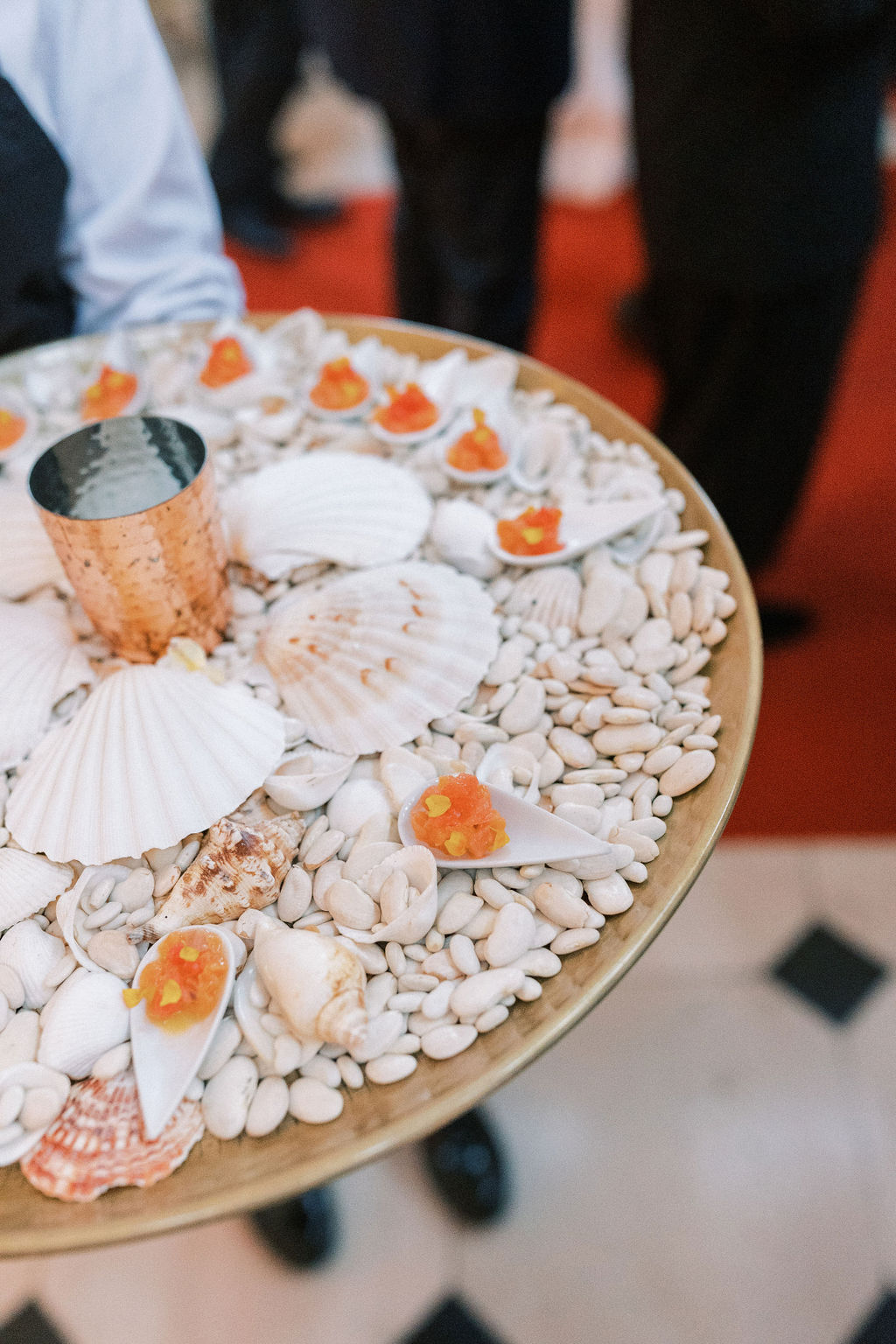 oysters at Blenheim Palace wedding