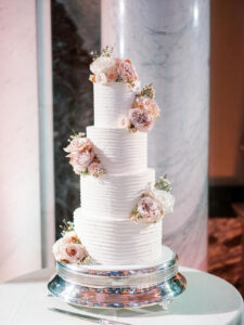 4 tier wedding cake at Blenheim Palace wedding