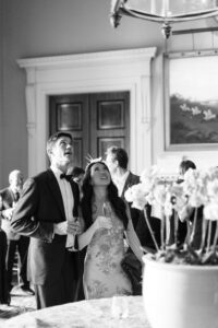 guests at Goodwood House Summer Wedding
