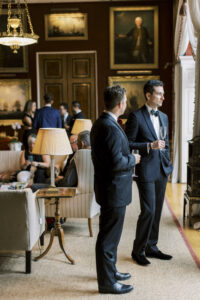 guests at Goodwood House Summer Wedding