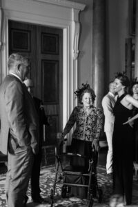 guests at Goodwood House Summer Wedding