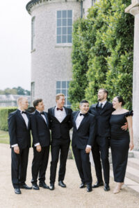 guests at Goodwood House Summer Wedding