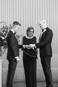 wedding ceremony at Goodwood House Summer Wedding