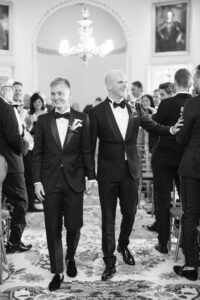 wedding ceremony at Goodwood House Summer Wedding