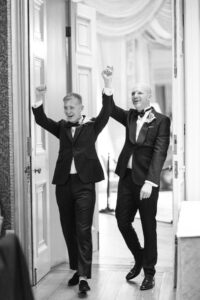 Grooms at Goodwood House Summer Wedding