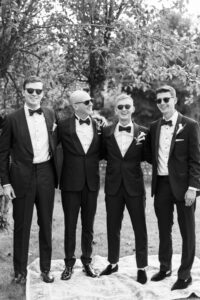 Grooms with best men