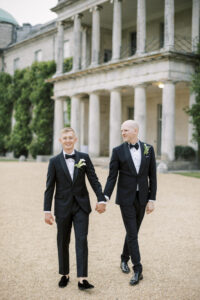 romantic portraits at Goodwood House Summer Wedding