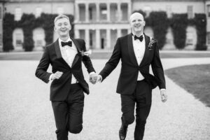 romantic portraits at Goodwood House Summer Wedding